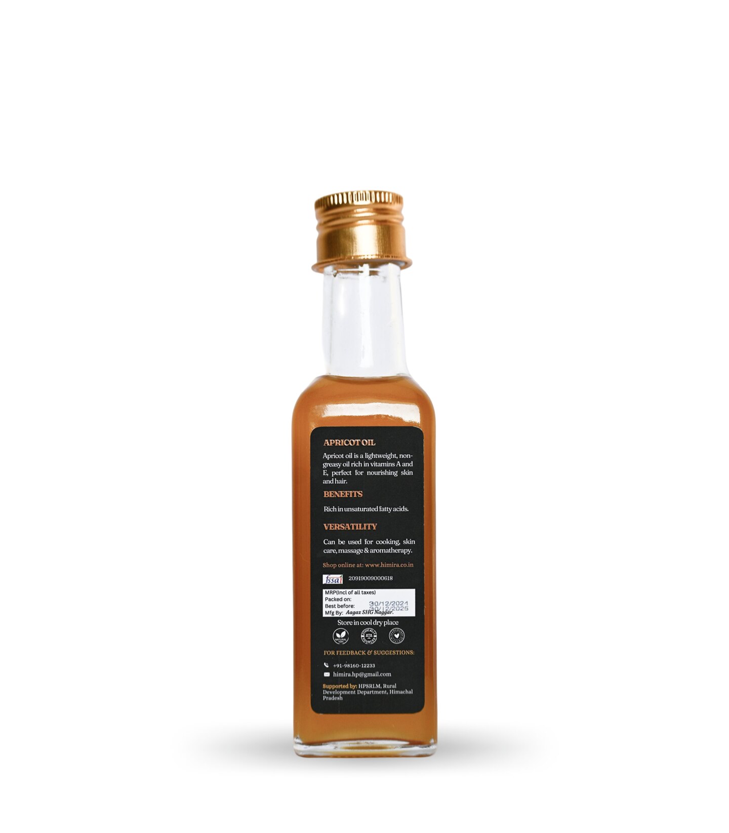 Apricot Oil – Pure Cold-Pressed Pahadi Gutti Ka Tel