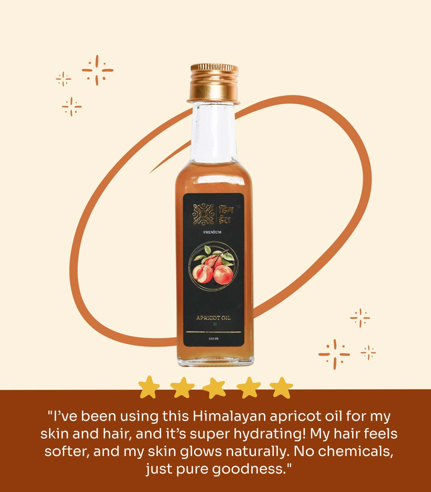 Apricot Oil – Pure Cold-Pressed Pahadi Gutti Ka Tel