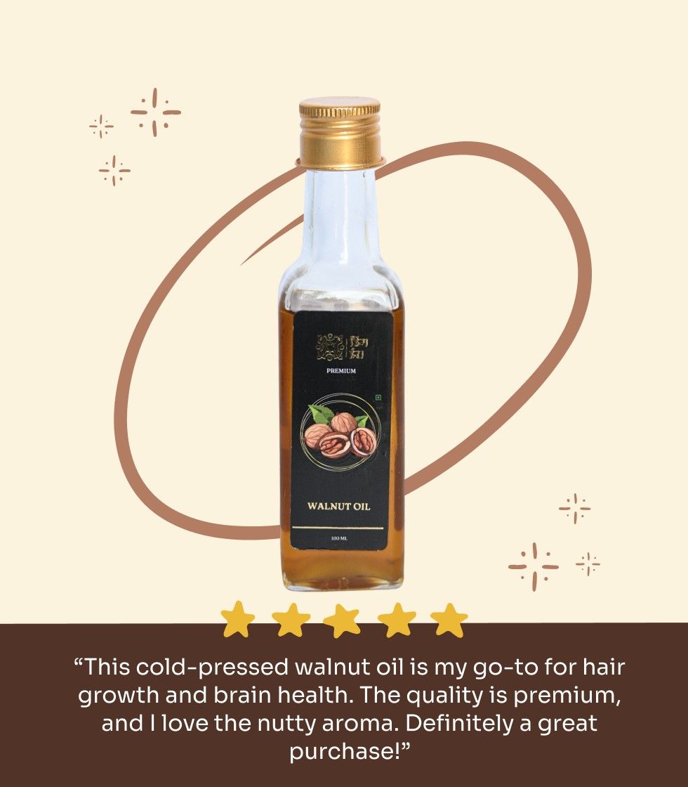 Walnut Oil – Himalayan Cold-Pressed Pure Akhrot Ka Tel