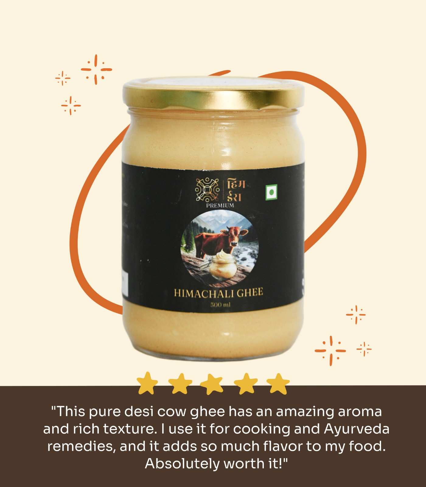 Himachali Cow Ghee – Pure Pahadi Gaay ka Desi Ghee