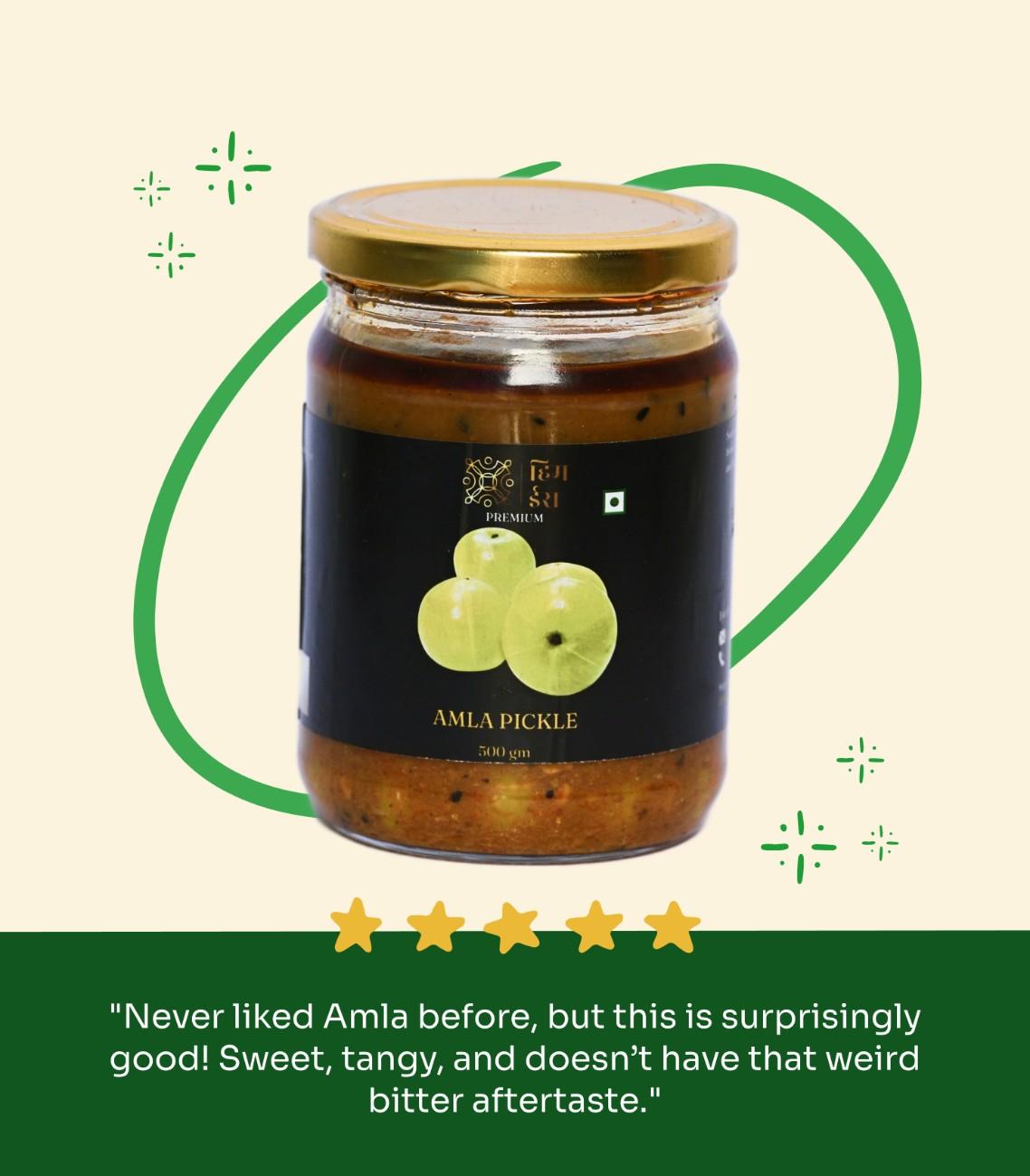Handmade Amla Pickle – Khatta Meetha & Nutrient-Rich